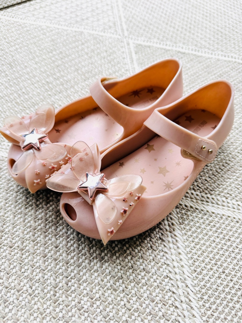 Mini Melissa girl Pink Jelly Mary Jane Shoes